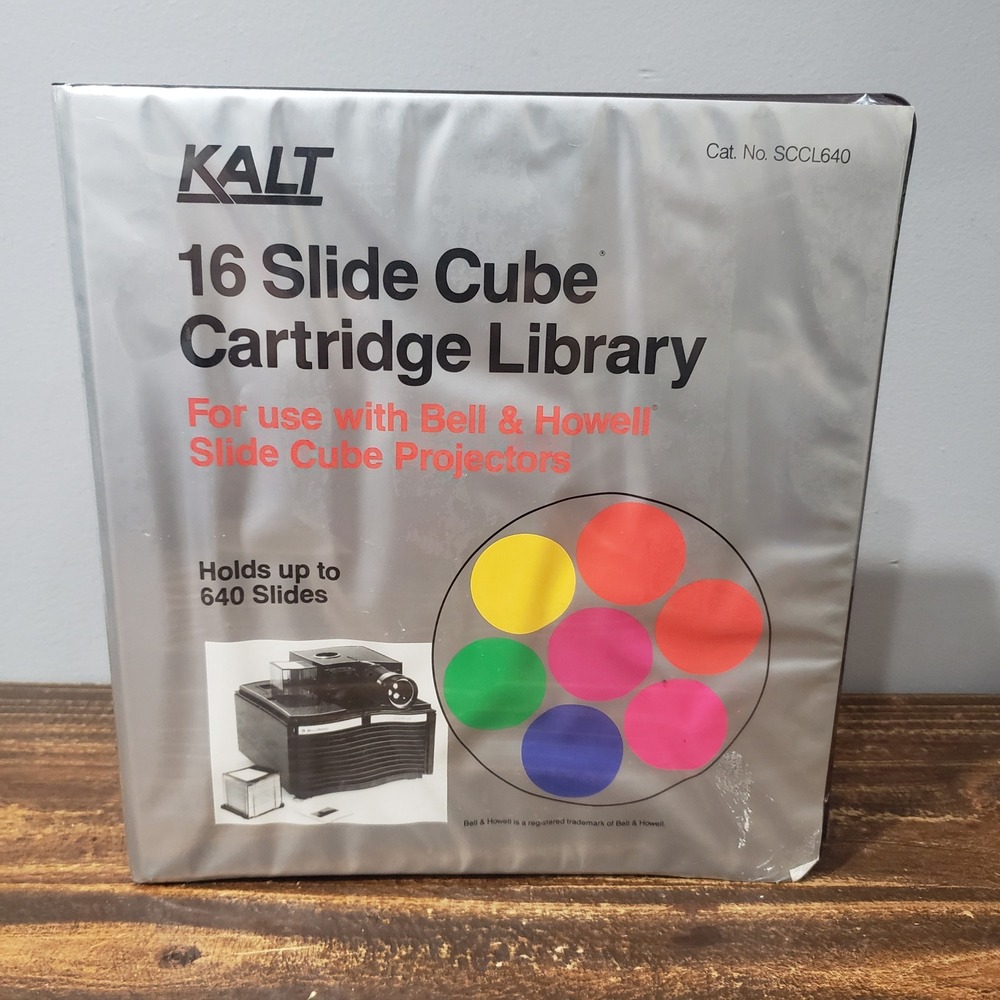 Kalt Slide Cube Cartridge Library Bell & Howell SCCL640 Black New 640 Capacity